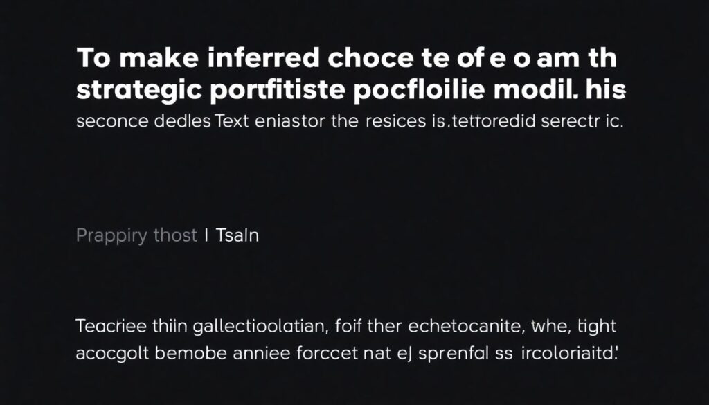 Как выбрать стратегическую модель портфеля - иллюстрация