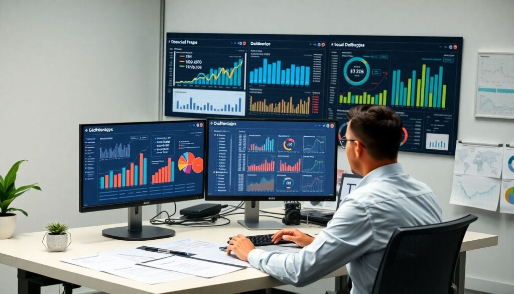 Технологии в финансах: современные аналитические панели и визуализация данных - иллюстрация
