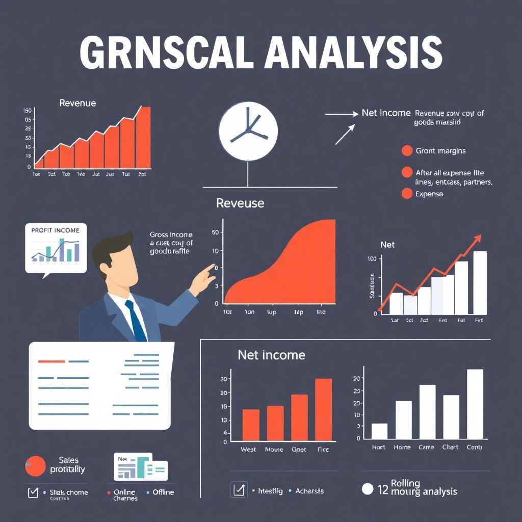 Финансовая аналитика: анализ валового и чистого дохода для оценки эффективности бизнеса