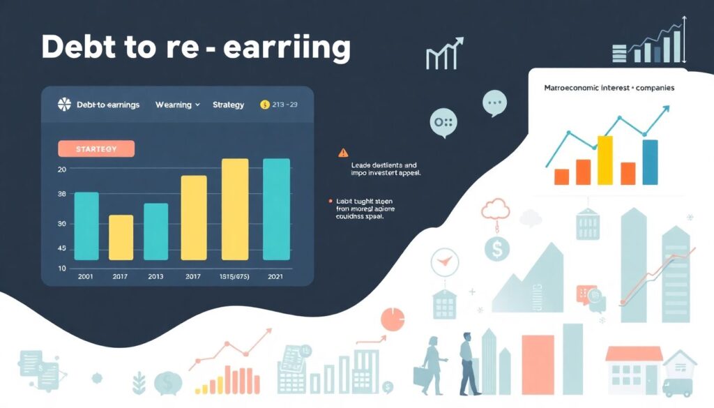Финансовая аналитика: анализ соотношения долга и прибыли - иллюстрация