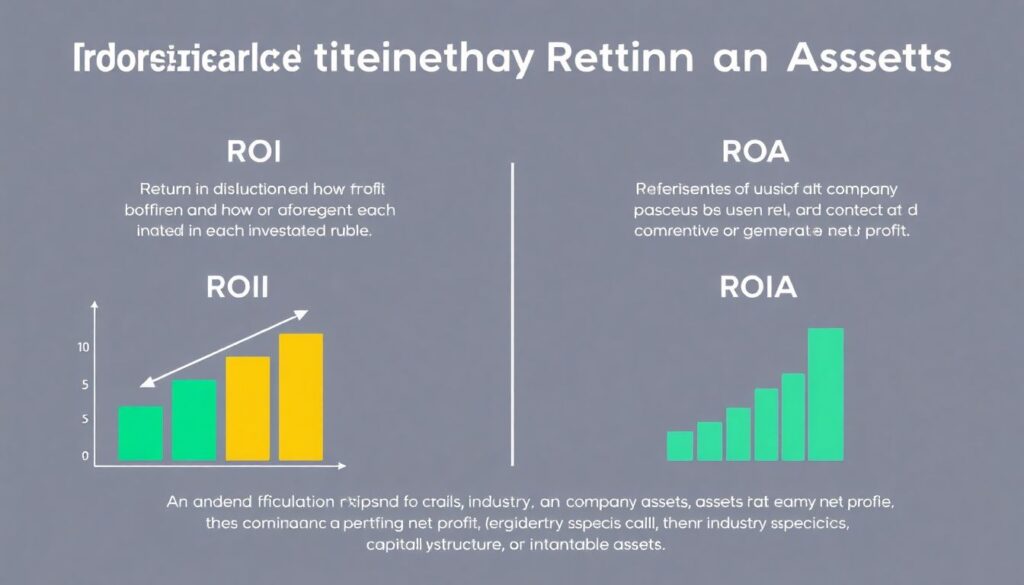 Финансовая аналитика: оценка эффективности активов через ROI и ROA - иллюстрация