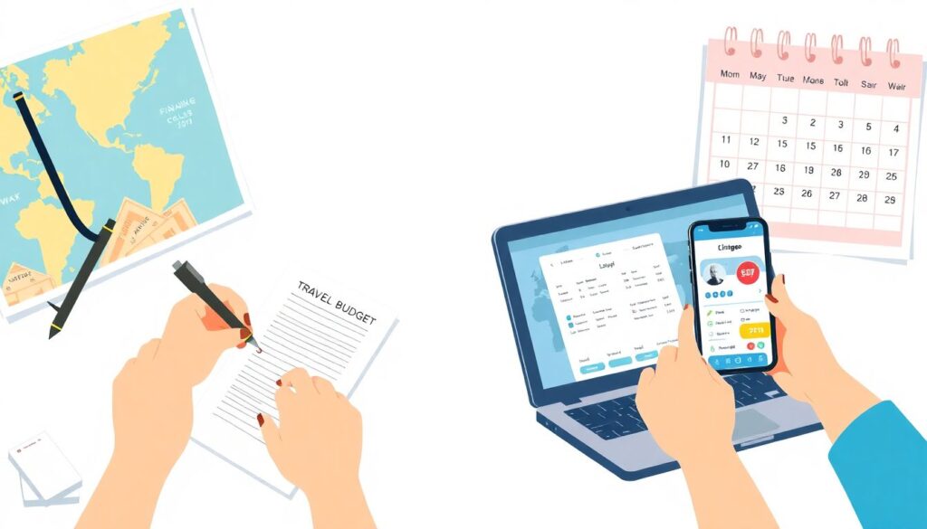 Личный финансовый план: планирование расходов на отпуск и путешествия - иллюстрация