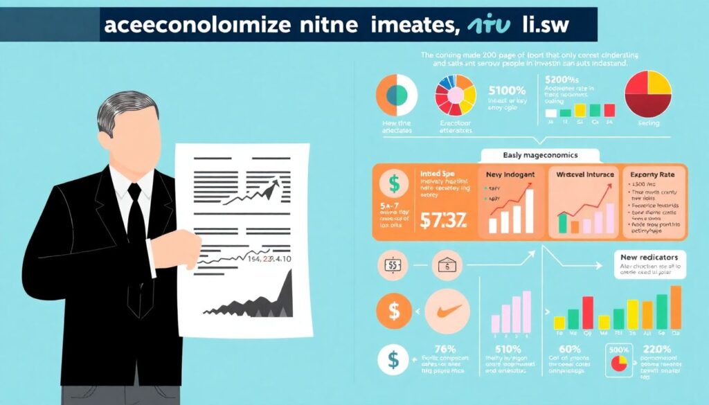 Новостной обзор: экономические индикаторы и их сценарии - иллюстрация