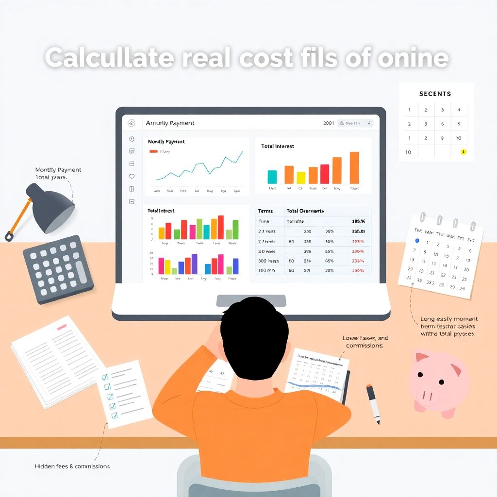 Как рассчитать стоимость кредита онлайн под разные сроки и переплату