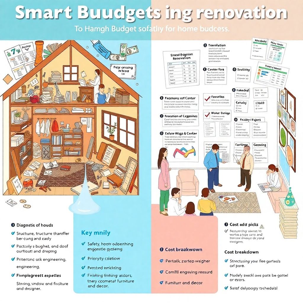 Планирование бюджета на ремонт дома без лишних трат и переплат