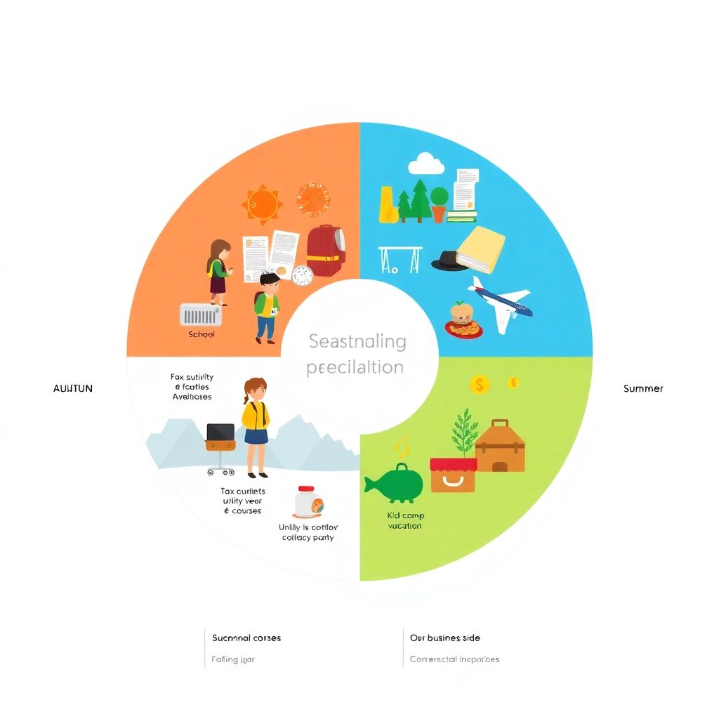 Сезонные колебания доходов и расходов: как учесть сезонность в бюджете