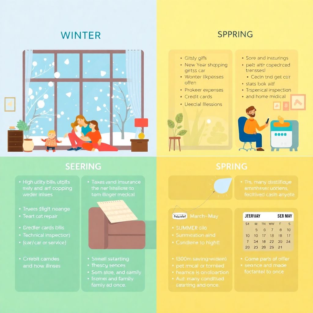 Семейный бюджет: как правильно планировать с учётом сезонности доходов